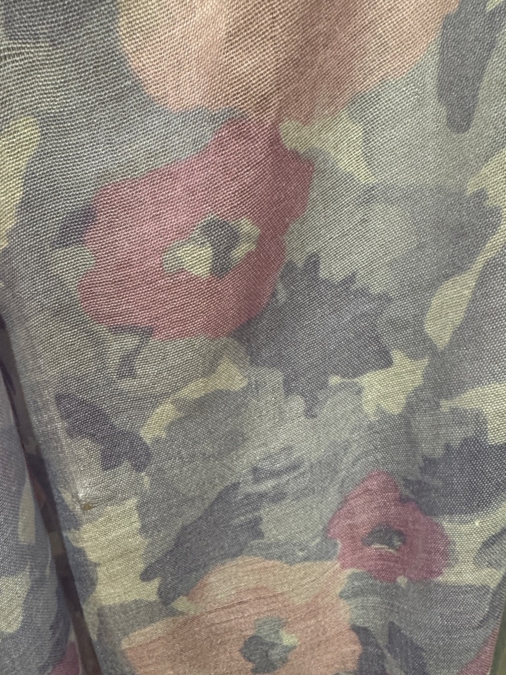 Bloomingdale's Pastel Floral Scarf Wrap - Pink & Lavender - Picture 6 of 6